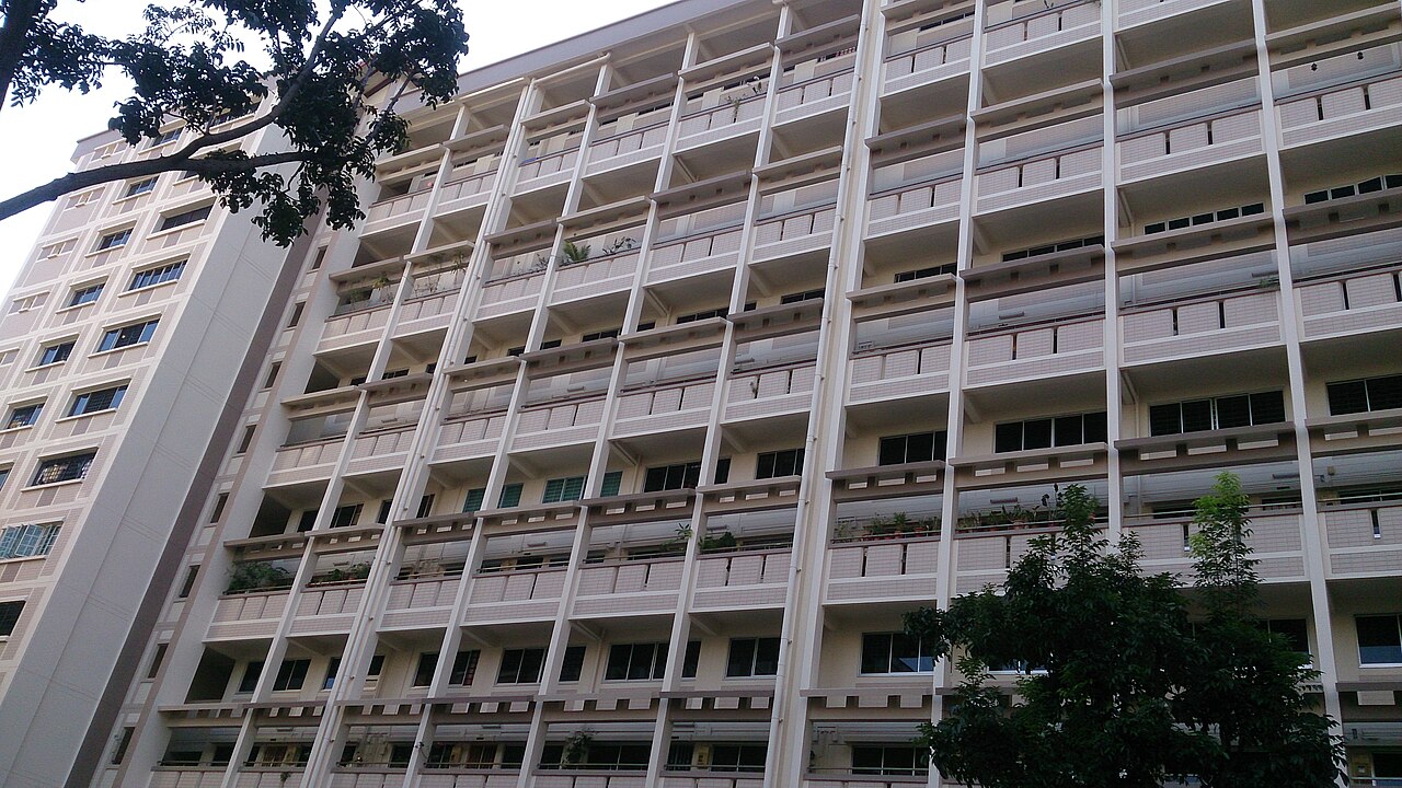 Singapore HDB housing blocks — the urban setting that grounds Inside Crime Scene